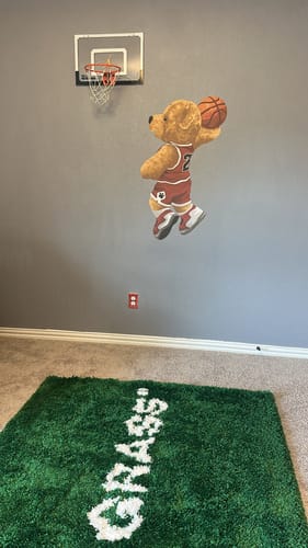Customer photo review of Red Teddy Bear Basketball Team