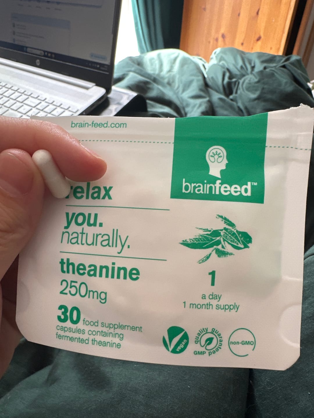 Customer photo review of Natural L-theanine