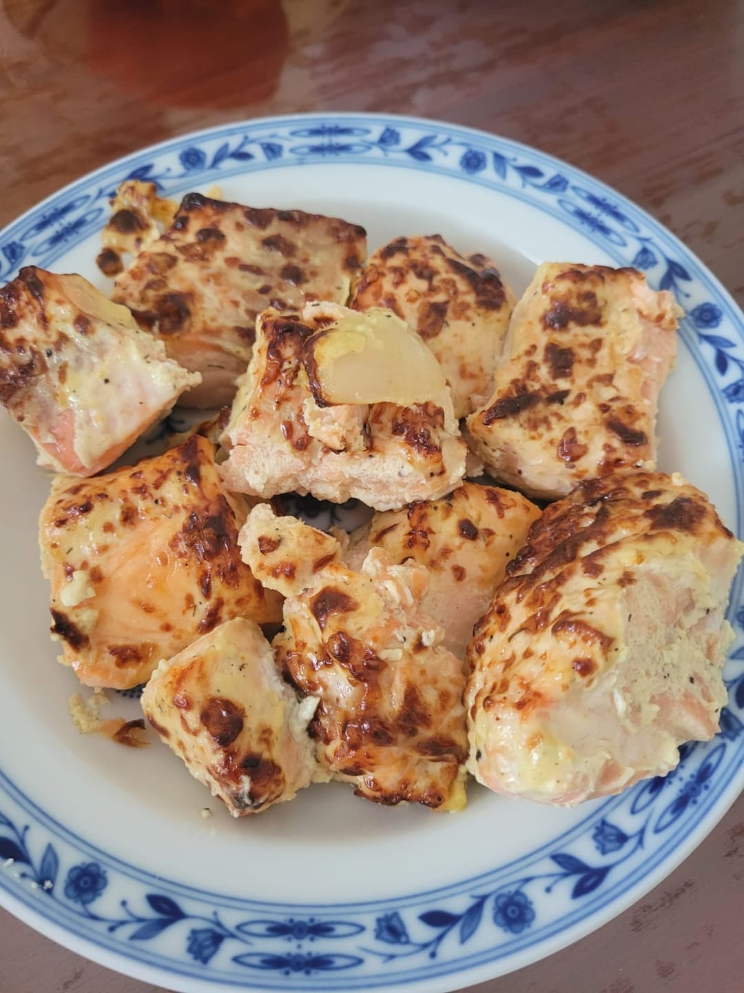 Customer photo review of Lachs-Schaschlik – zart mariniert & besonders edel | mySchaschlik