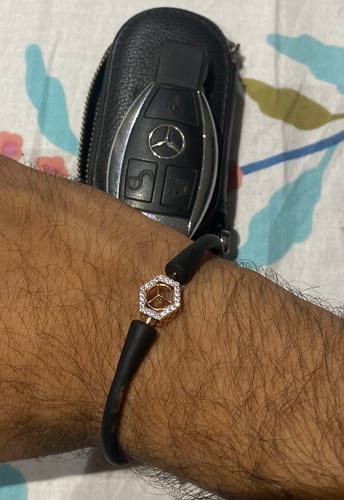 Customer photo review of Sterling Star Charm Bracelet
