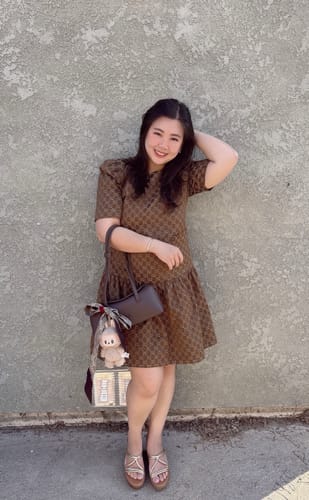 Customer photo review of Mini Chrystie Bag Espresso