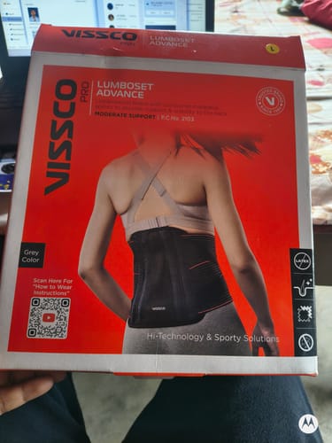 Customer photo review of Lumboset Advance Belt (Moderate Support) | Provides Support to the Lumbar Spine & Lower Back