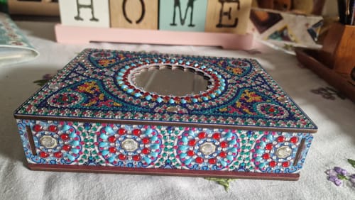 Kundenbewertung mit Foto zu Diamond Painting Aufbewahrungsbox