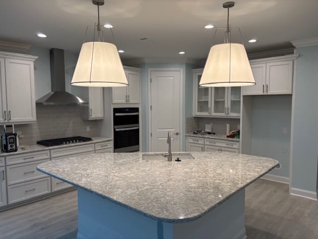 Customer photo review of Modern Fabric Conical Drum Cage Pendant Light