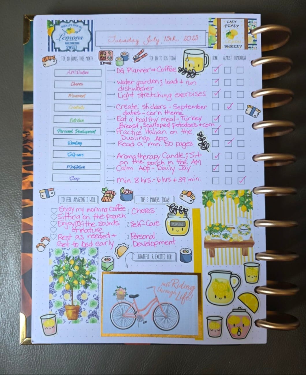Customer photo review of Sticker Sheet - Sweet Lavender