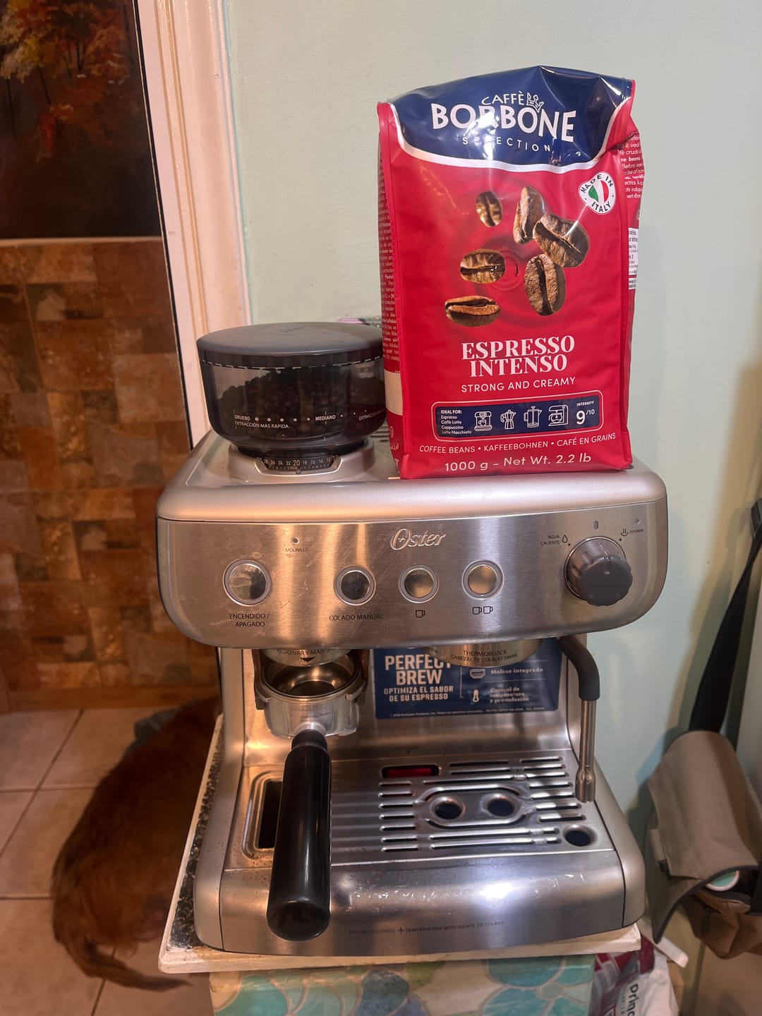 Customer photo review of Borbone Espresso Intenso 1kg Grano Entero
