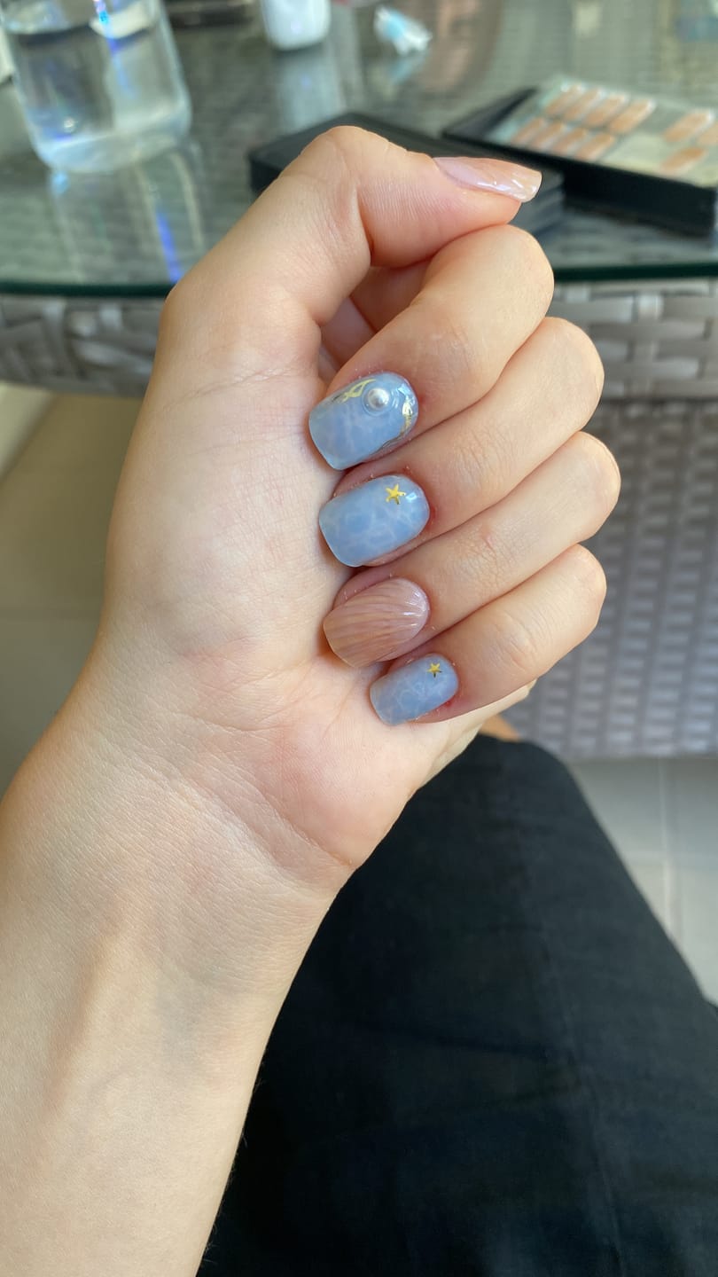 Customer photo review of N Bluest Ocean Jel Tırnak 30 Adet, 2 Kullanım