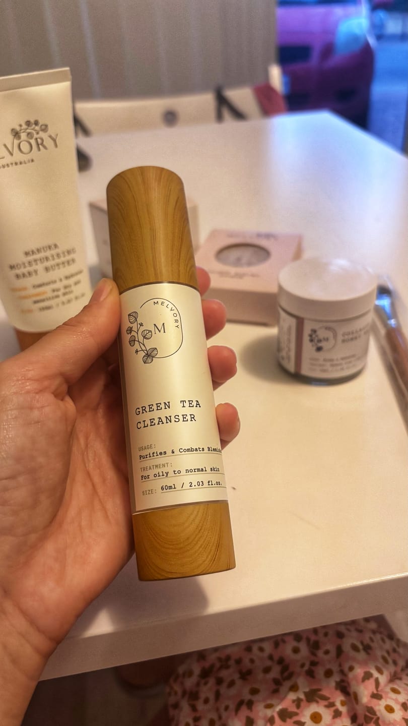 Customer photo review of Green Tea Cleanser