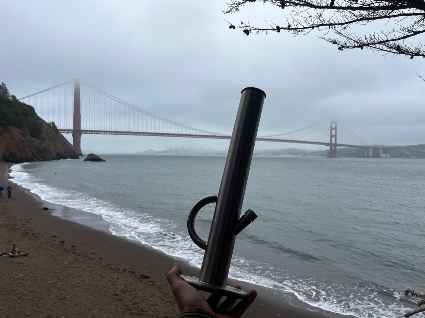 Customer photo review of Big Ripper Titanium Water Pipe by Dangle Supply