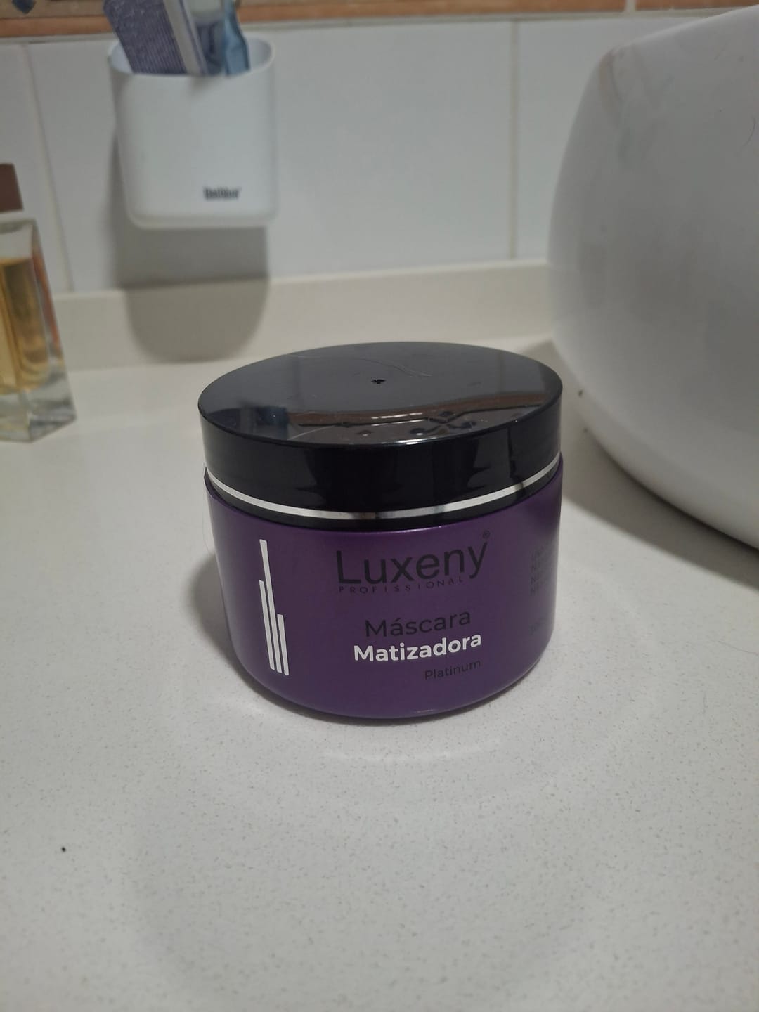 Customer photo review of Mascarilla Matizadora Platinum 300 g