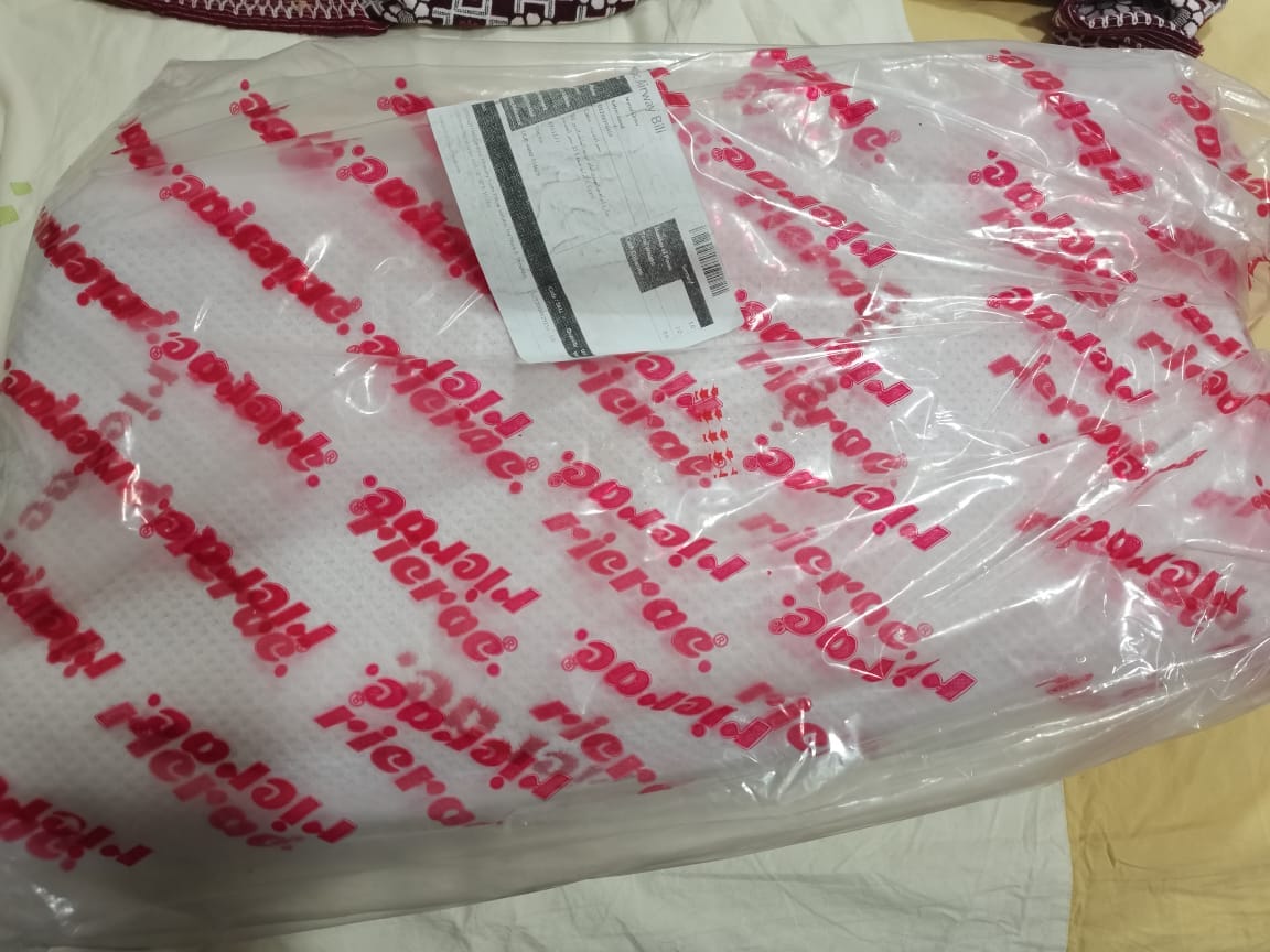 Customer photo review of Contour Memory Foam Pillow suitable for Neck & Shoulder Pain