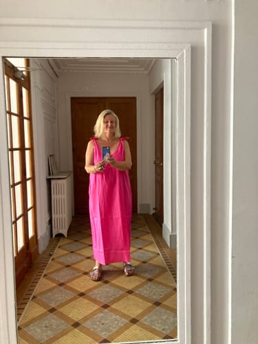 Customer photo review of Robe Laëtitia - lin rose fluo