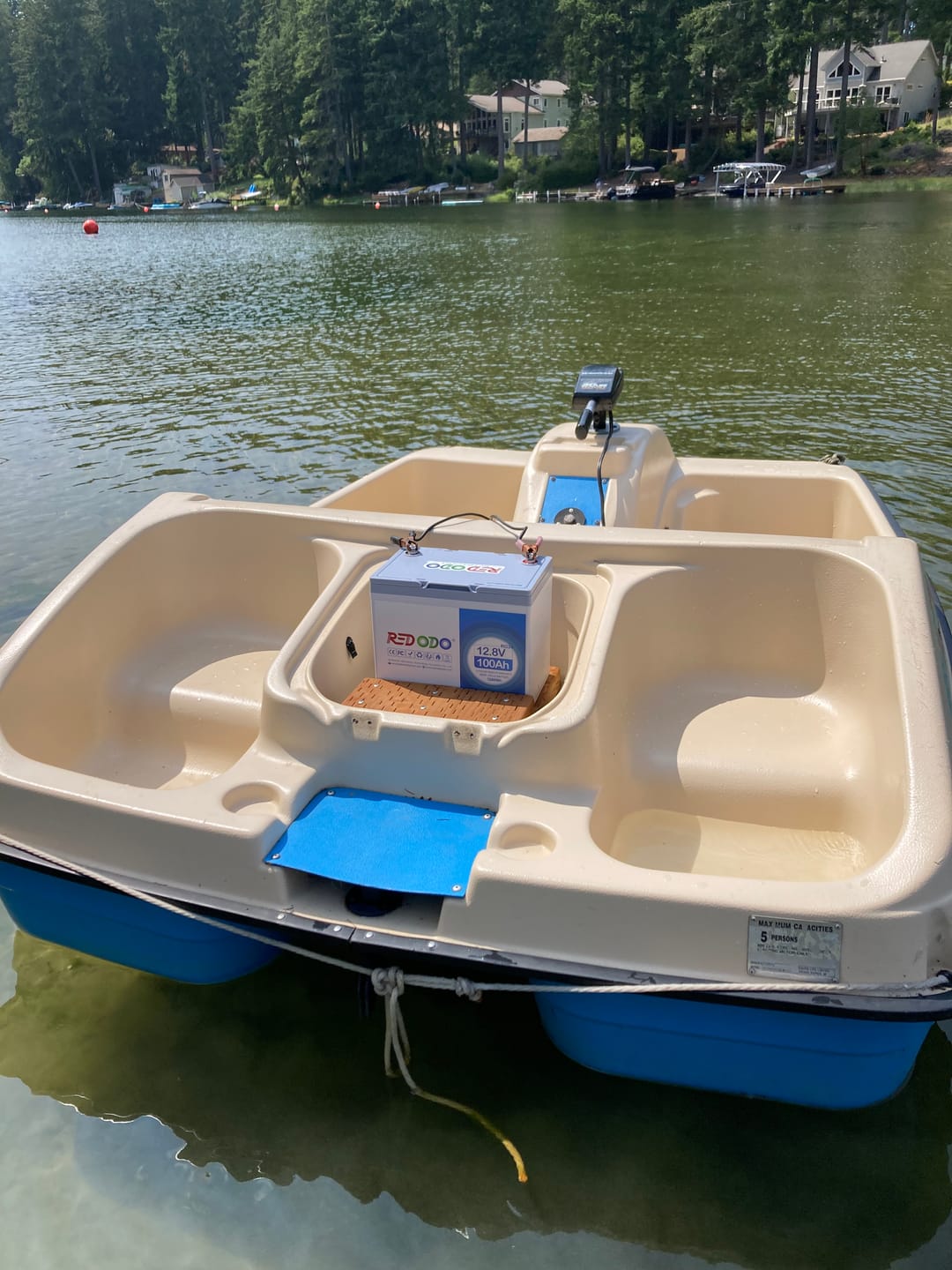Customer photo review of ⚡[$205 for 48hrs] Redodo 12V 100Ah Group 24 Deep Cycle LiFePO4 Lithium Battery | For Home, RV, Marine