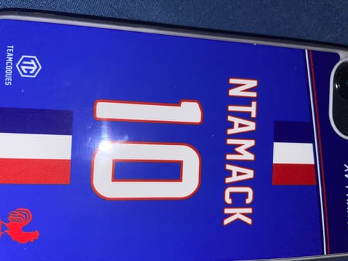 Customer photo review of Coque rugby XV FRANCE RUGBY personnalisable - TEAMCOQUES