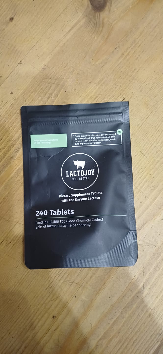 Customer photo review of LactoJoy Lactase Pills - 14.500 FCC - 240 pcs refill bag