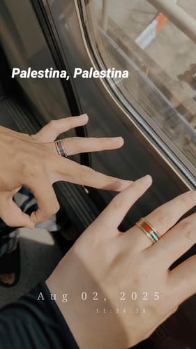 Customer photo review of Palestine Heritage Ring