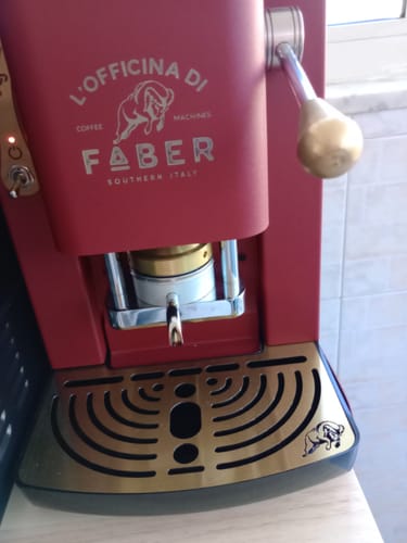 Customer photo review of Porta Cialde in Alluminio per Faber