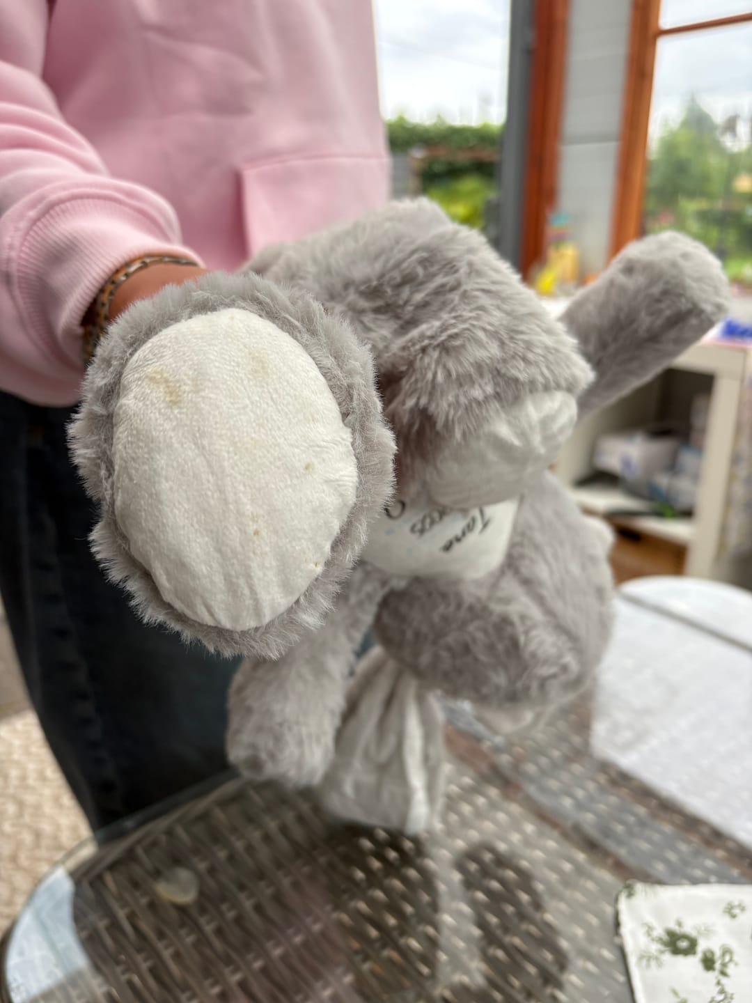 Customer photo review of Hasi - Kinder-Stoffhase