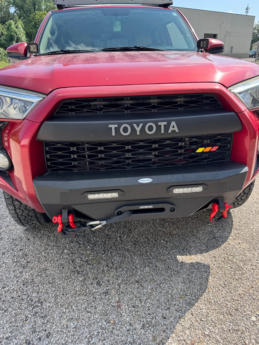 Customer photo review of OPENROAD 10,000lbs Electric Winch with Synthetic Rope-Panther Series 3S
