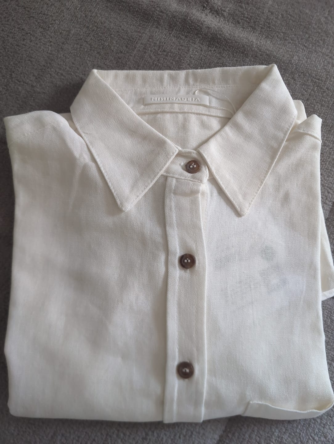 Customer photo review of Camisa Cupuaçu Off White