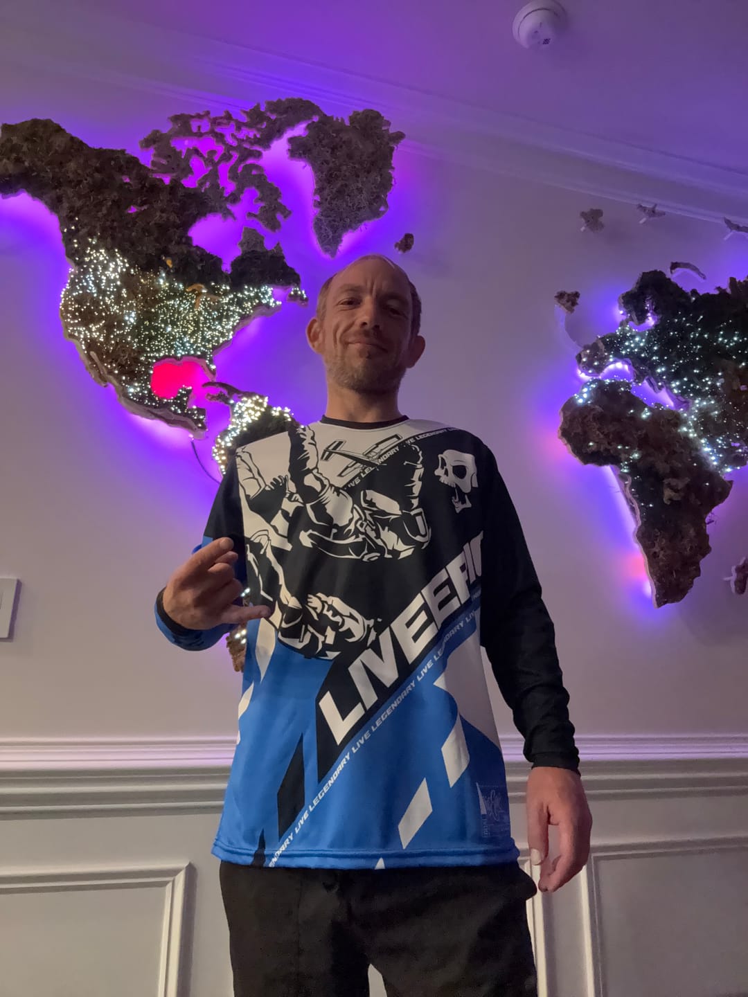 Customer photo review of Live Epic Skydiving Custom Long Sleeve Jersey