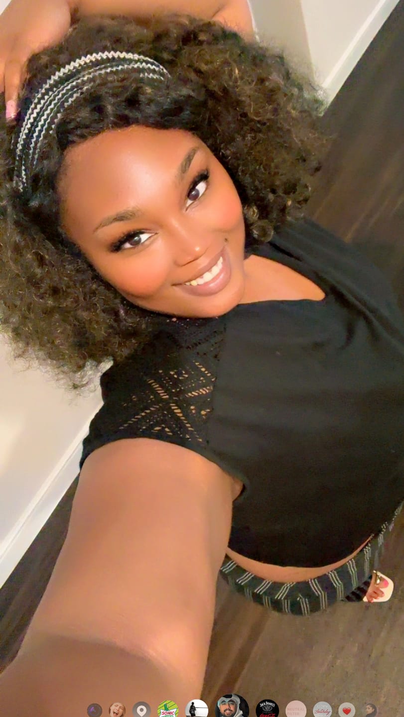 Customer photo review of Sensationnel Instant Weave Curls Kinks & CO Half Wig - MONEY MAKER