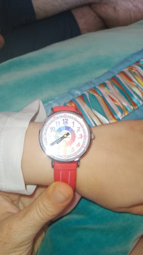 Customer photo review of Red Time Teacher - Educational Watch