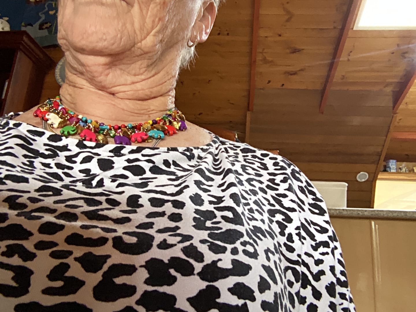 Customer photo review of Vintage Elephant Pendant Necklace