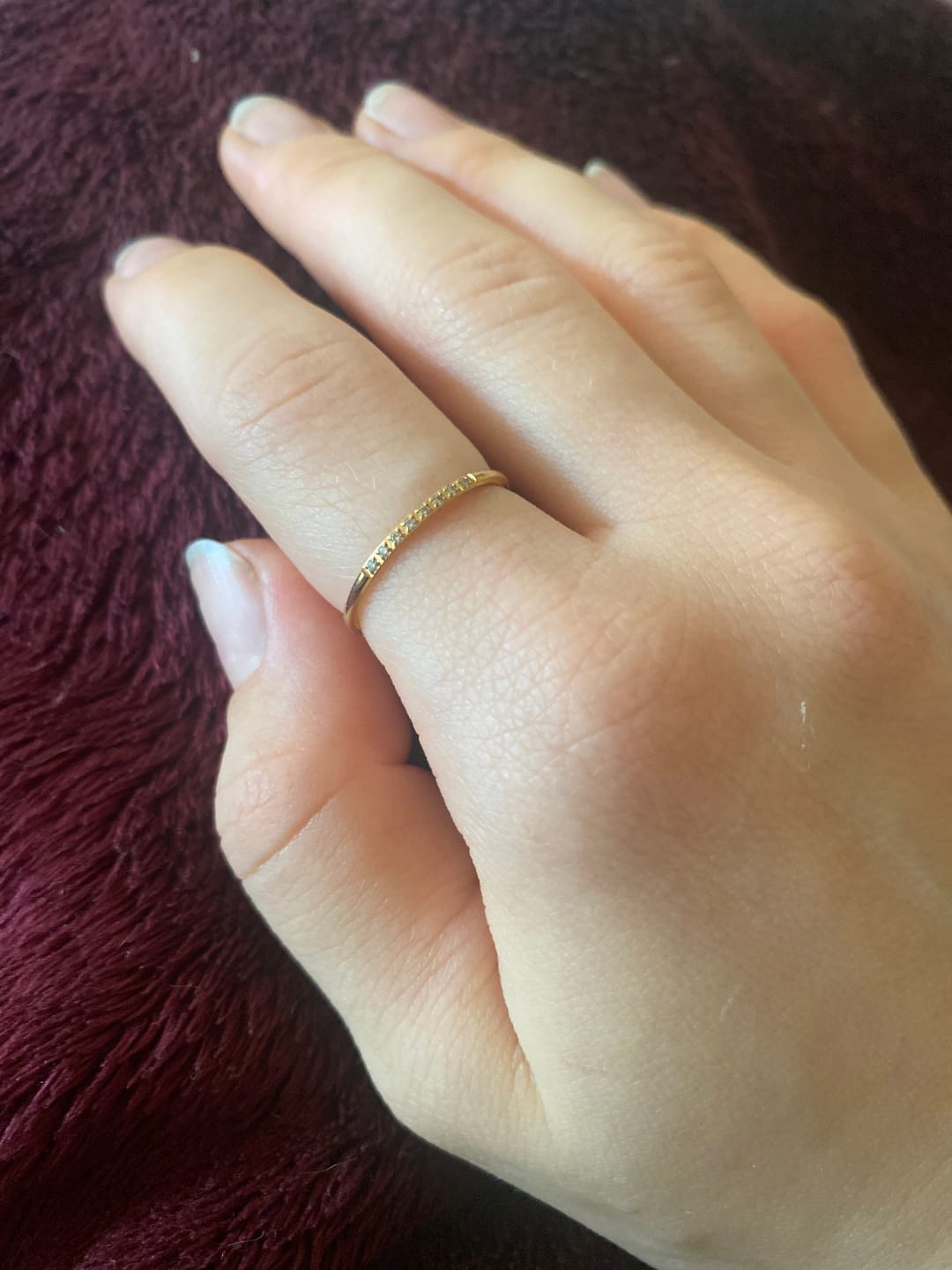 Customer photo review of Rina Ring | 18K vergoldet