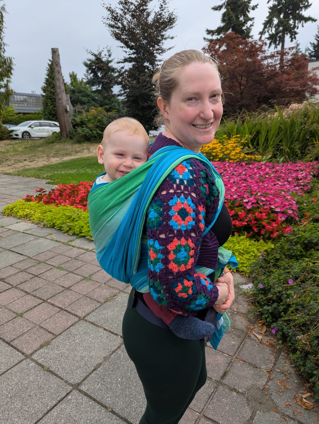 Customer photo review of Écharpe Tissée | Lime