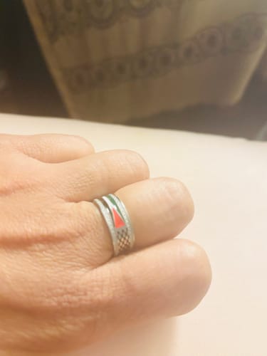 Customer photo review of Palestine Heritage Ring