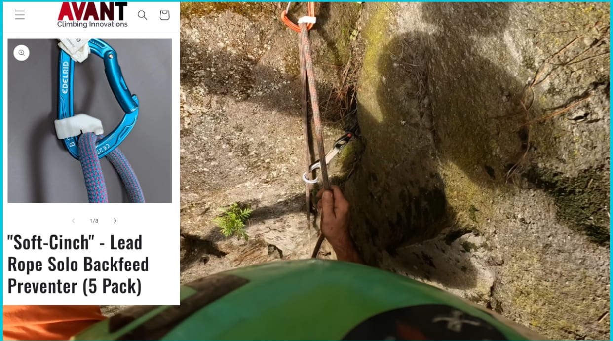 Customer photo review of "Soft-Cinch" - Lead Rope Solo Backfeed Preventer (5 Pack)