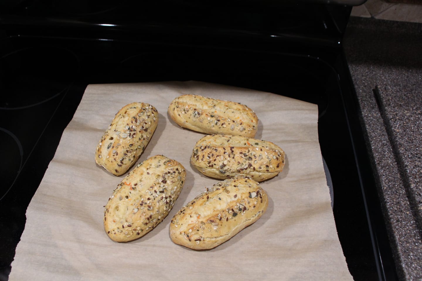 Customer photo review of Potato Carrot Rolls (5 pack)