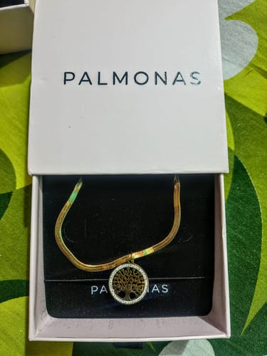 Customer photo review of Tree of Life Necklace