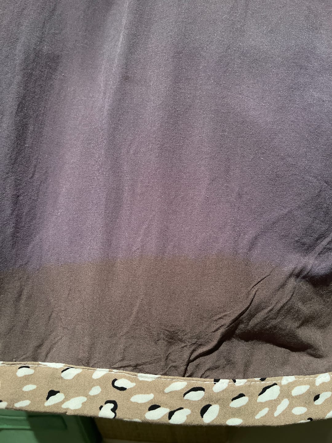Customer photo review of Plain Viscose Poplin Fabric