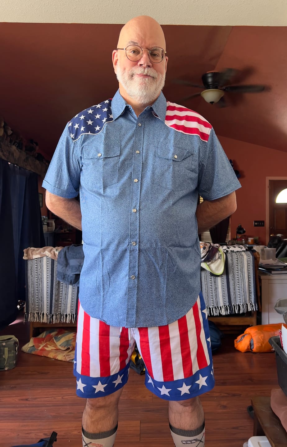 Customer photo review of The Highway Man – Roper Short Sleeve Shirt