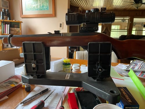 Customer photo review of Sniper GII PM3.5X40 Prism Scope with Red, Green Illuminated Rapid Range Reticle