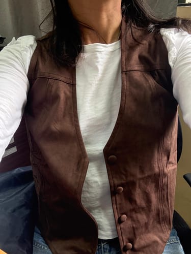 Customer photo review of VEST MATILDE B café