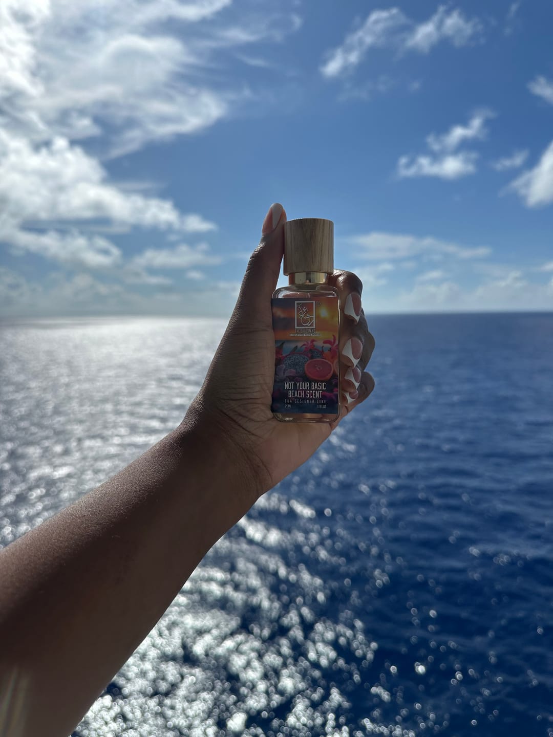 Customer photo review of Not Your Basic Beach Scent