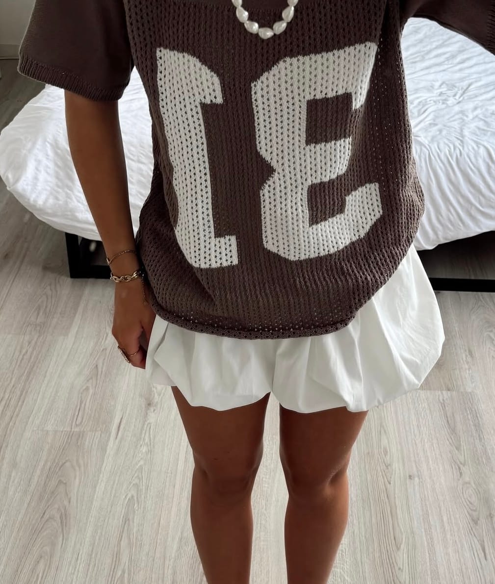 Customer photo review of KNIT JERSEY TAUPE