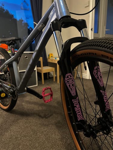 Customer photo review of Neon | Transfer Decals