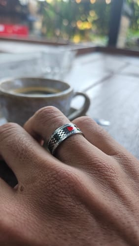 Customer photo review of Palestine Heritage Ring