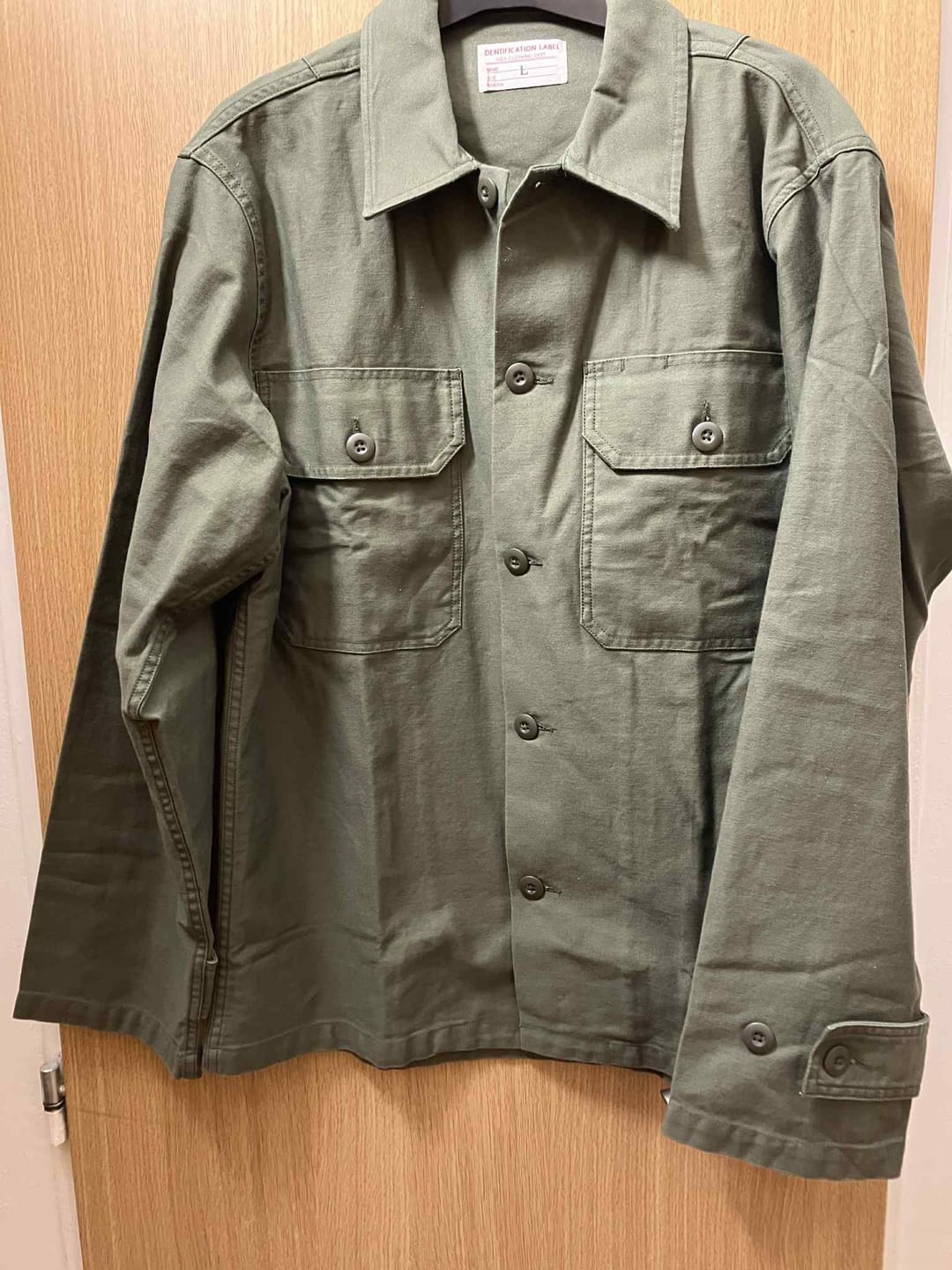 Customer photo review of 1963 US Army OG-107 Fatigue Utility Shirt