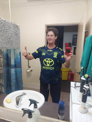 Customer photo review of 2025 North Queensland Cowboys Northern Lights Jersey