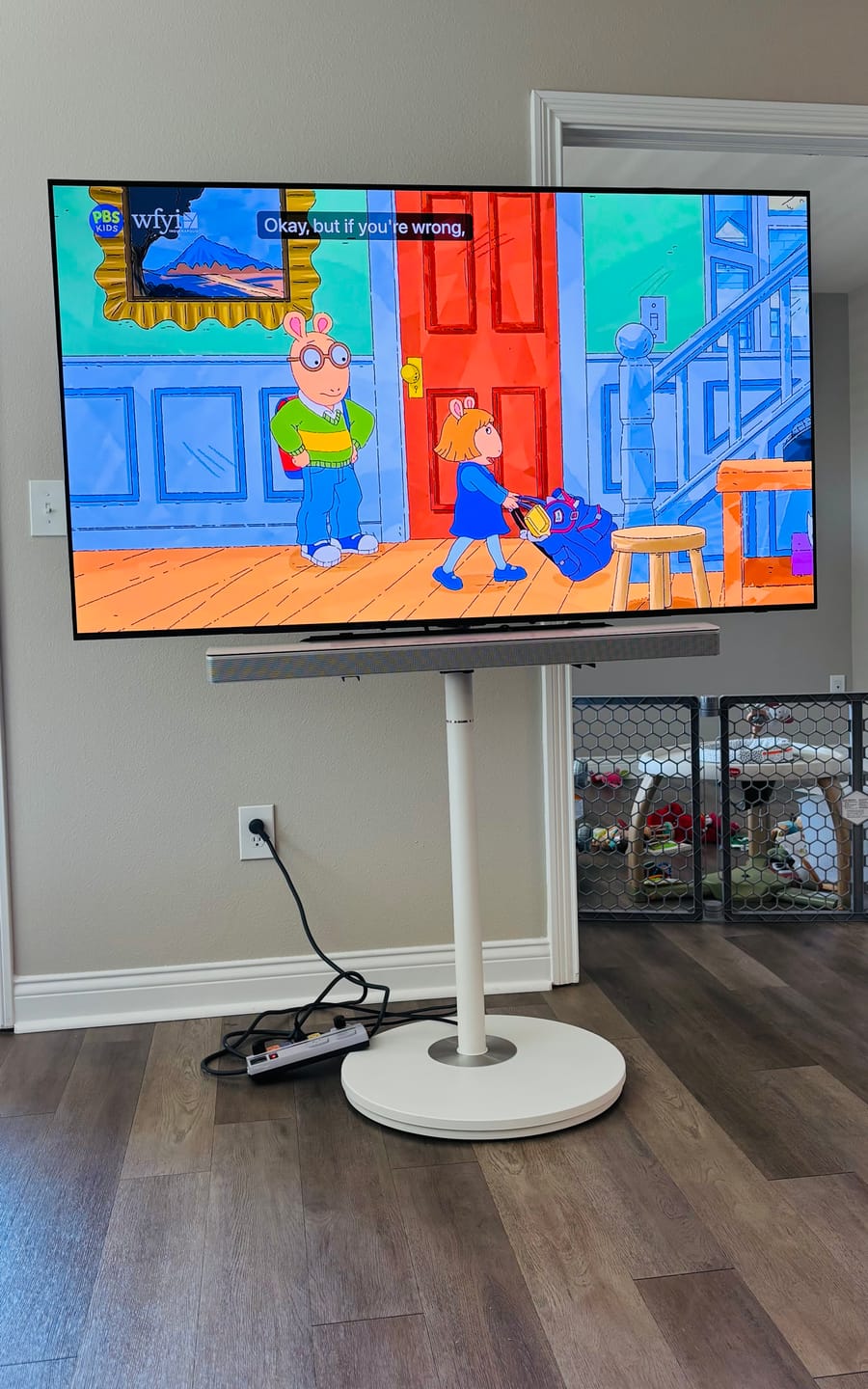 Customer photo review of Master Soundbar Mount S2