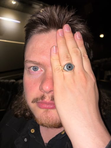 Customer photo review of Custom Classic Eye Ring