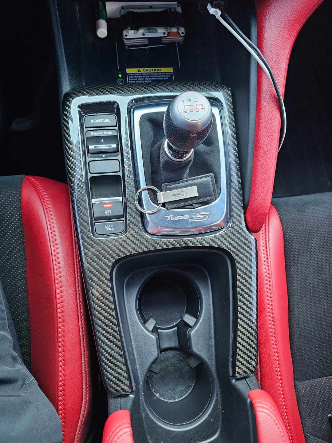 Customer photo review of 2023-2025 Acura integra shifter trim