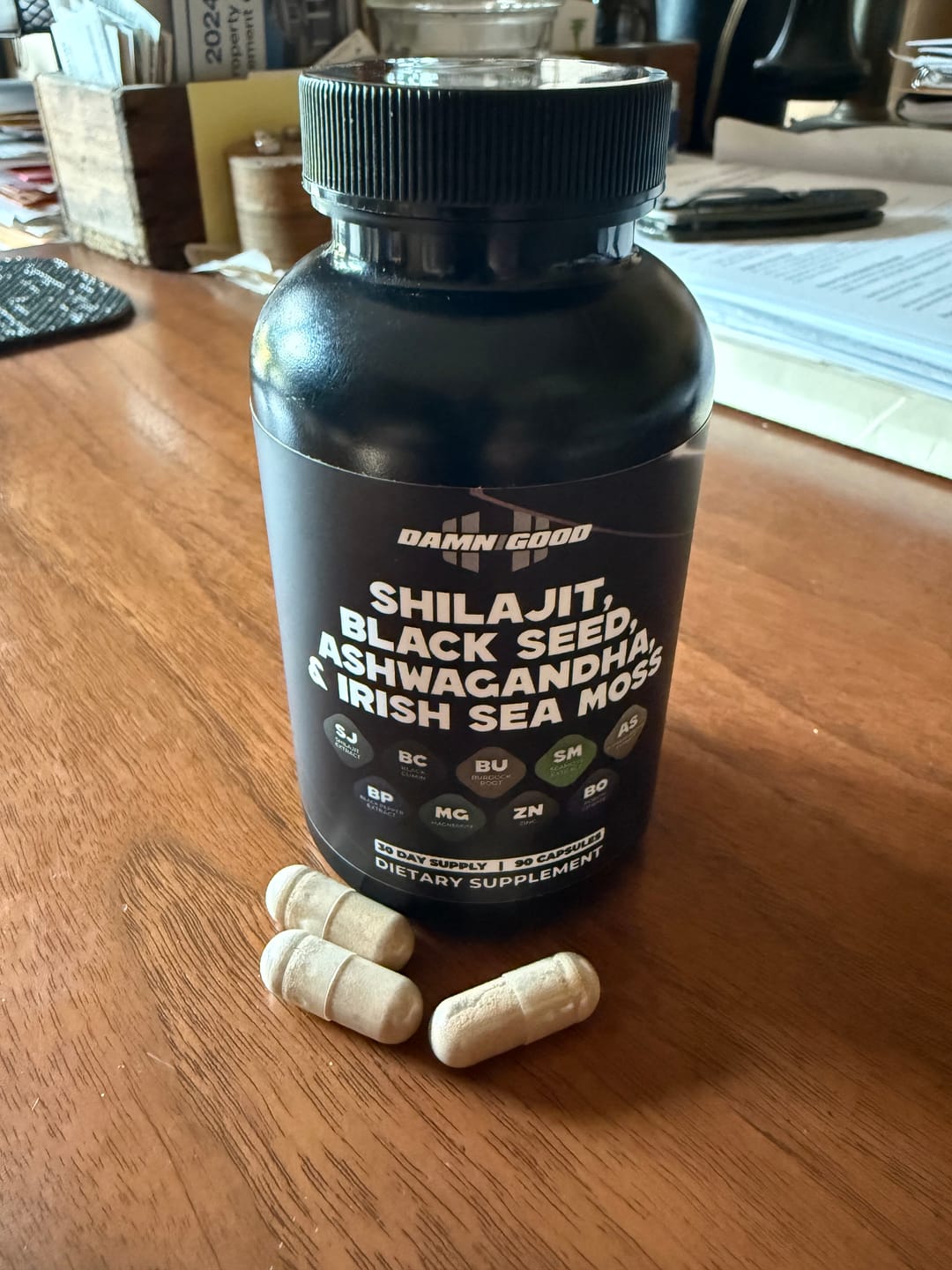 Customer photo review of Damn Good™ Shilajit Power Stack