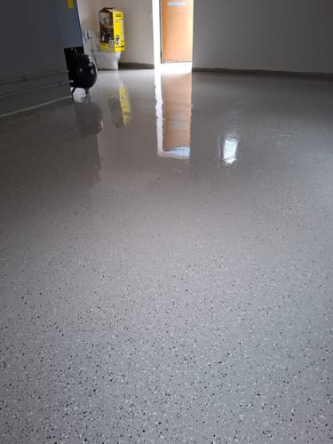 Customer photo review of Roll-Beschichtungsset 60m² incl. Werkzeugset Sikafloor - 2510 W