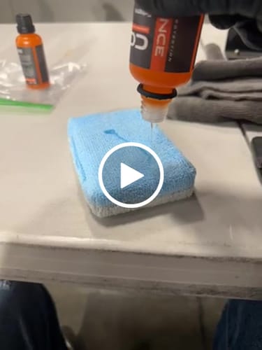 Customer video review of Ceramic Coating Applicator Pad - Colors may vary
